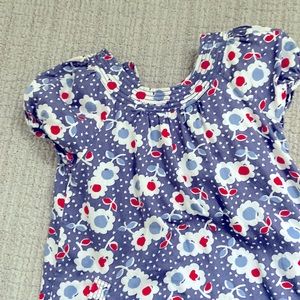 Mini Biden Purple Flower Dress